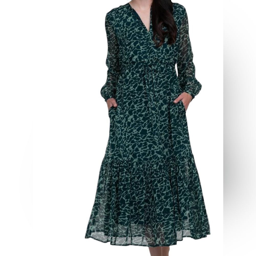 Olivia James Lydia Dress - Geo Spot Lush size medium